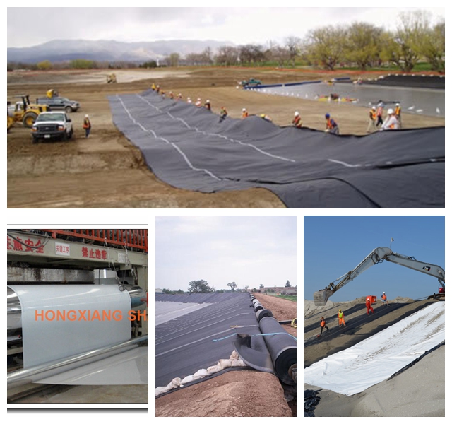 Normal HDPE Geomembrane for River Pool Highway Project