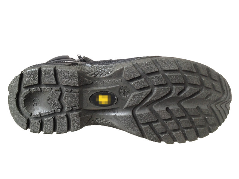 MID-Cut Style No Shoelack Safety Shoes (HQ03057)