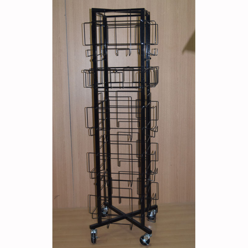 American Style 24 Pocket Rolling Frames Display Rack (PHY2047)