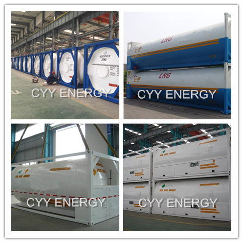 2015 Cryogenic LNG Lox Lin Lar Lco2 Tank Container with ASME