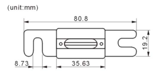 Anl Automotive Bolt-on Fuse Fuse Holder