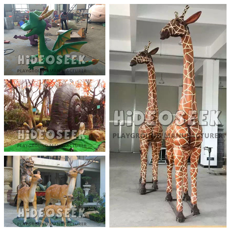 Decoration Outdoor Alive Animatronic Dinosaur Replica