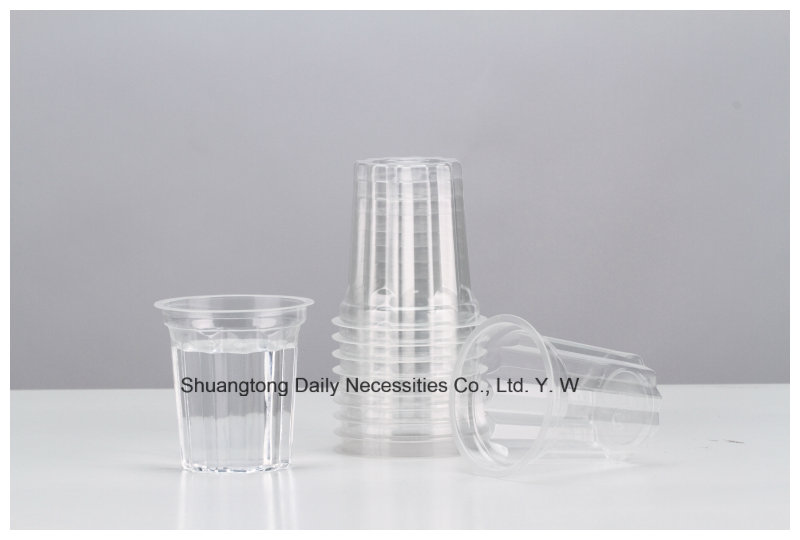 PP Material Disposable Clear Water Cup