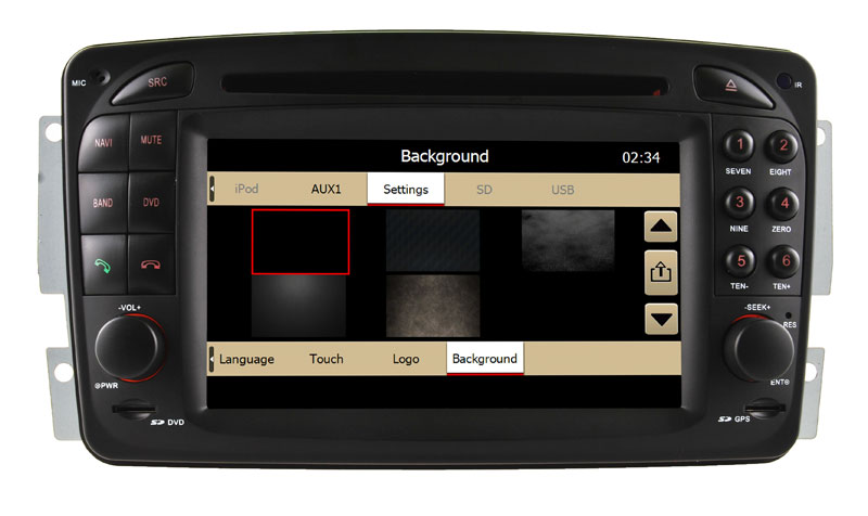 Car DVD Player for Mercedes-Benz Vaneo (2006 Onwards) GPS Navigation