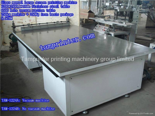 Tam-1224D Large Manual Screen Printing Machine for Glass