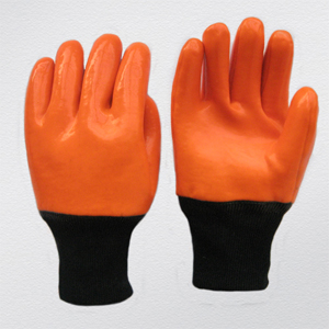 Smooth Finish Foam Liner PVC Winter Work Glove