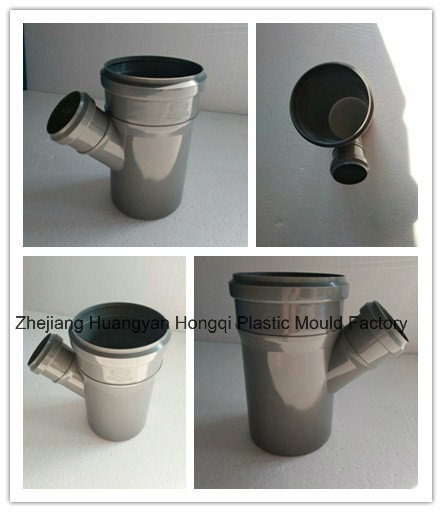 PP Skew Tee Pipe Fitting Mould for Drainage and Sewage Y-Shape