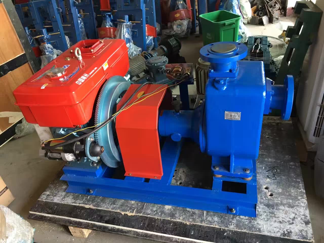 CYZ centrifugal pumps driven by diesel engine