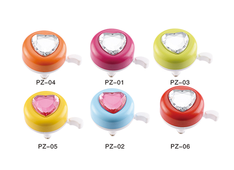 Colorful Alloy Bicycle Mini Bell with Jewel Design (HEL-224)