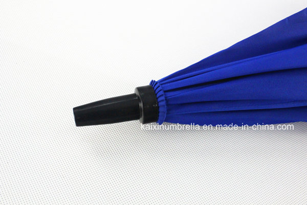 Customized Logo Fiber Glass Golf Umbrella with Double Layers