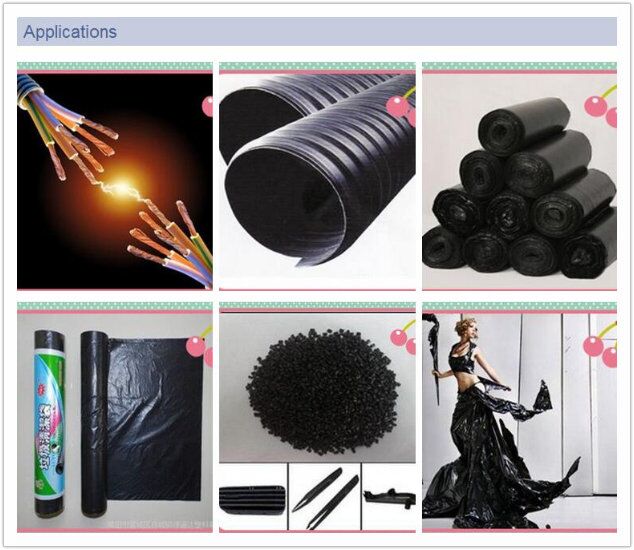 Black Masterbatch for Universal Plastics /ABS/GPPS/HIPS/LDPE/LLDPE/HDPE/PP/PVC Plastics Material