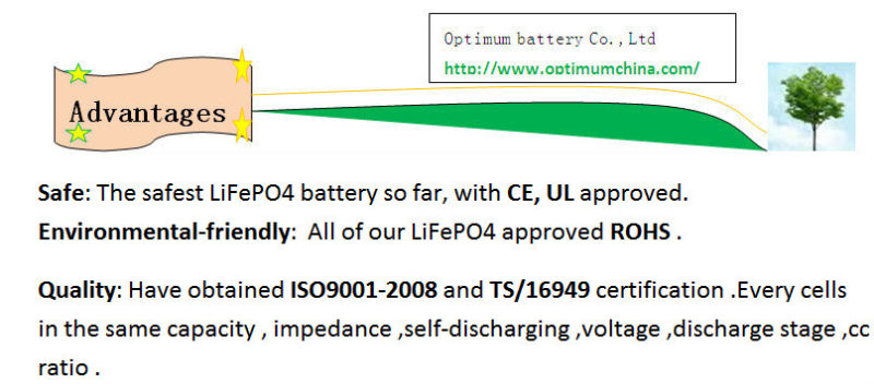 LiFePO4 12V 25ah UPS Battery