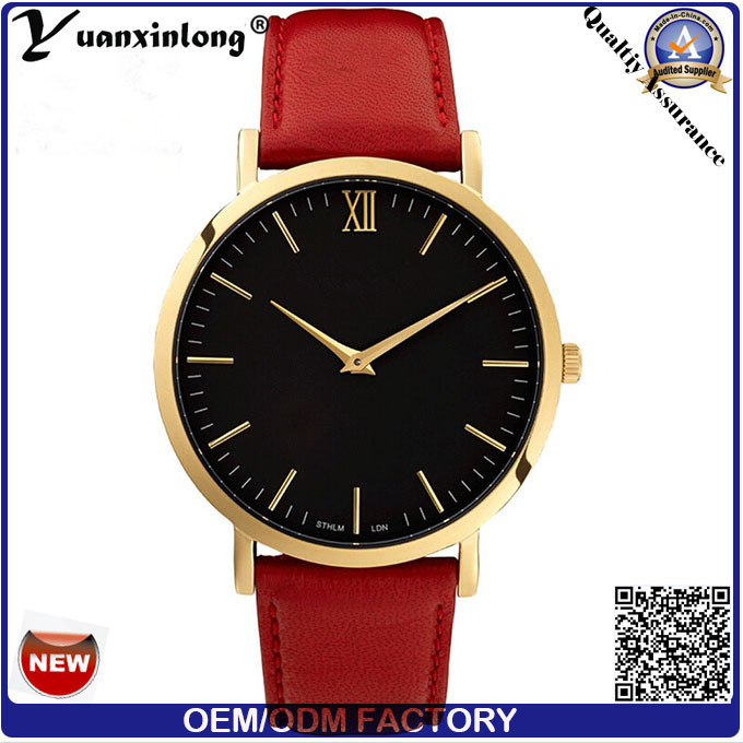 Yxl-403 Fashion Ladies Mens Quartz Wrist Watches Genuine Leather Luxury Men's Watch Pormotional Wholesale Watches