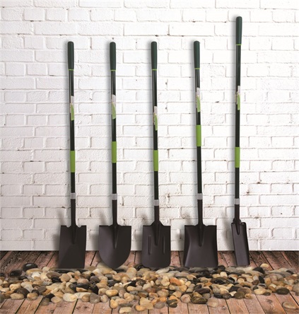 Garden Tools Forged Steel Shovel Garden Spade with Fibreglass Handle