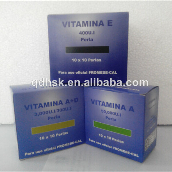 Vitamin E Softgel Capsules 400iu/1000iu