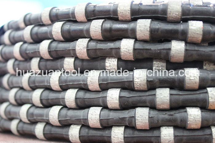 New Black Rubber Diamond Wire for Quarry