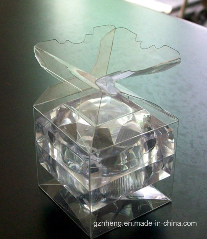 Crystal Flower Candle Plastic Packing Box (folding box)