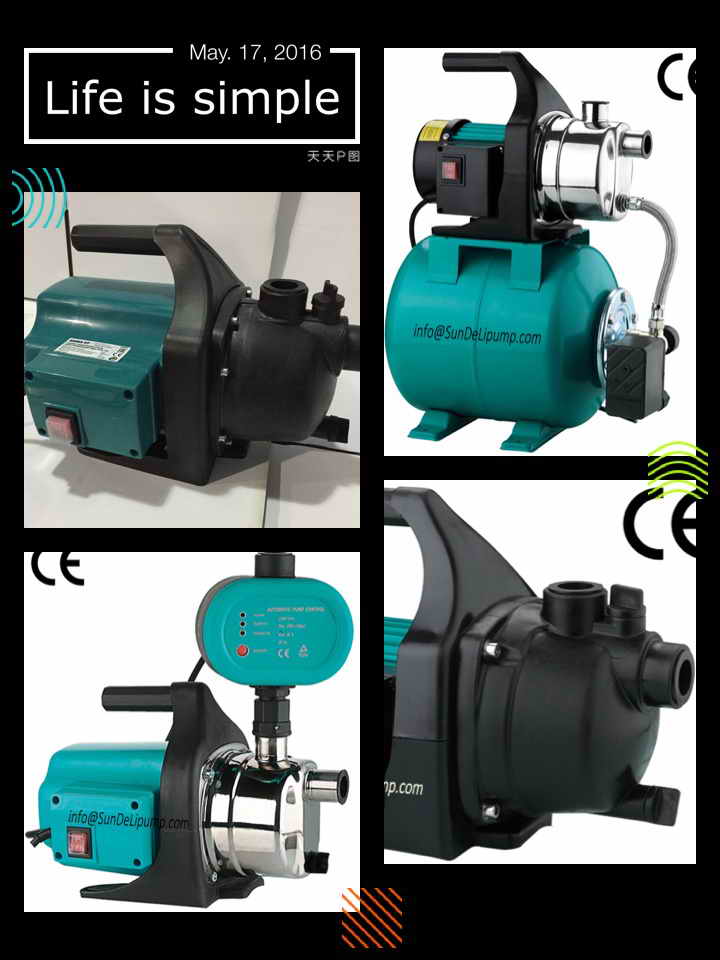 (SDP600-4S) Garden Jet Self-Priming Water Pump