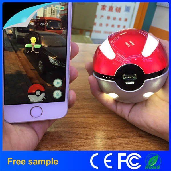 2016 Newest Hot Selling Portable Lithium Polymer Battery Pokemon Go Power Bank