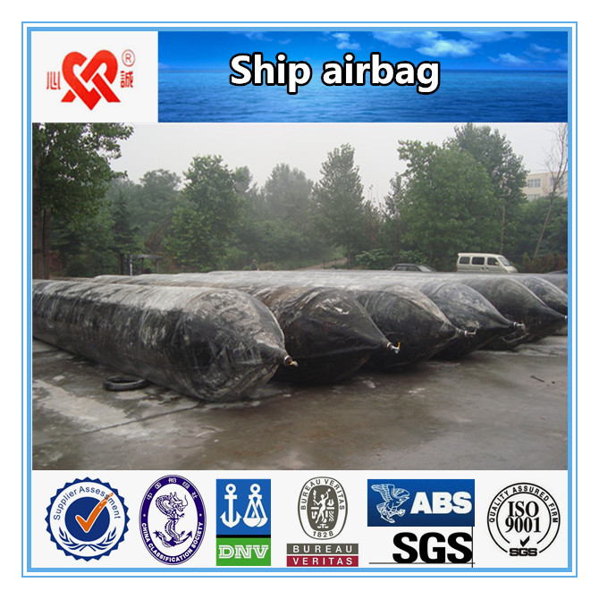 Inflatable Natuaral Rubber Production Ship Lifting Rubber Airbag