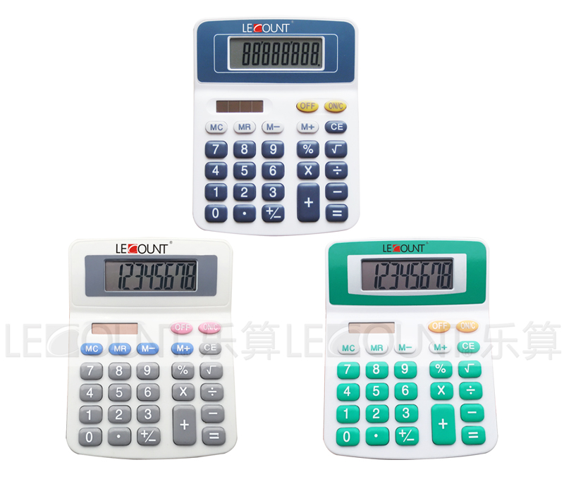 Optional 8 Digits/12 Digits Dual Power Desktop Calculator (LC260)