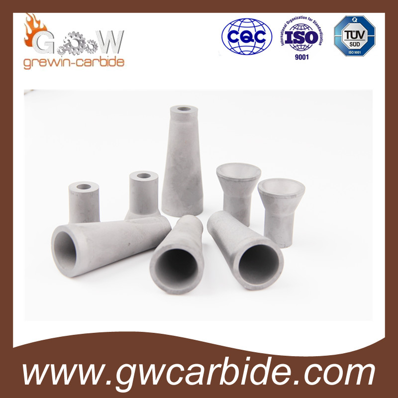 Tungsten Carbide Liner/Nozzle with Steel Jacket and Threads