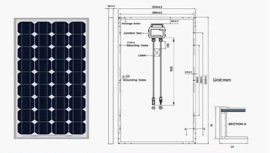 90W New Style Mono-Crystalline Silicon Solar Power Panel