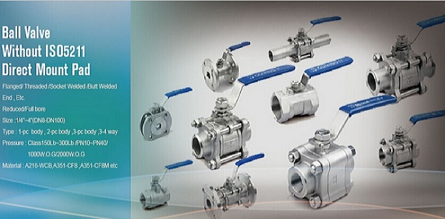 1PC Ball Valve 1000wog Lockable Ball Valve