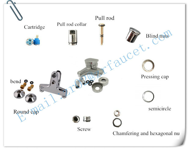 Zinc Handle Shower Faucet for Bathtub (ZR8011-3)