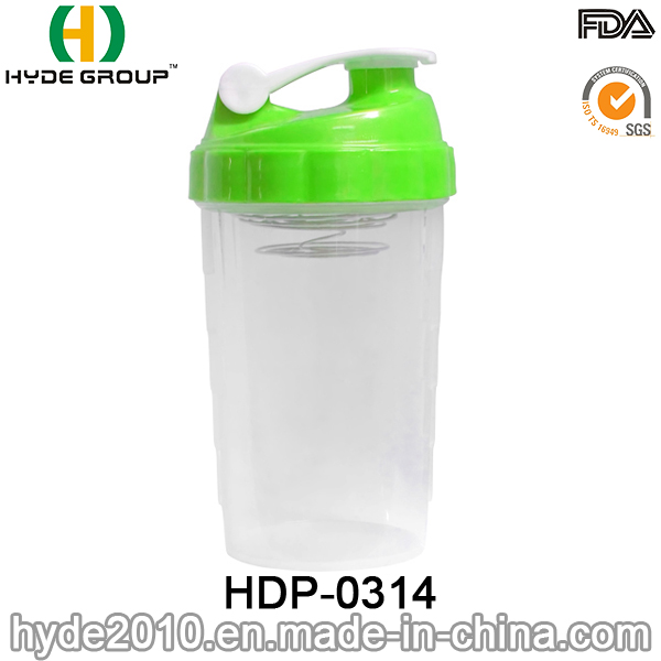 500ml Customized BPA Free Spider Shaker Bottle, Plastic Shaker Bottle (HDP-0314)