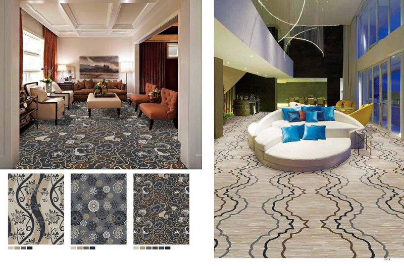 Luxury Living Room Broadloom Wool Carpet