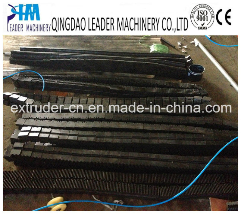 High Quality PE/PVC Single Wall Corrugated Pipe Making Machine