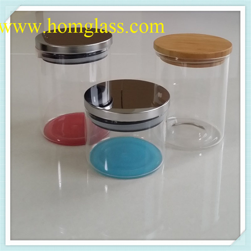 High Borosilicate Glass Food Storage Jar