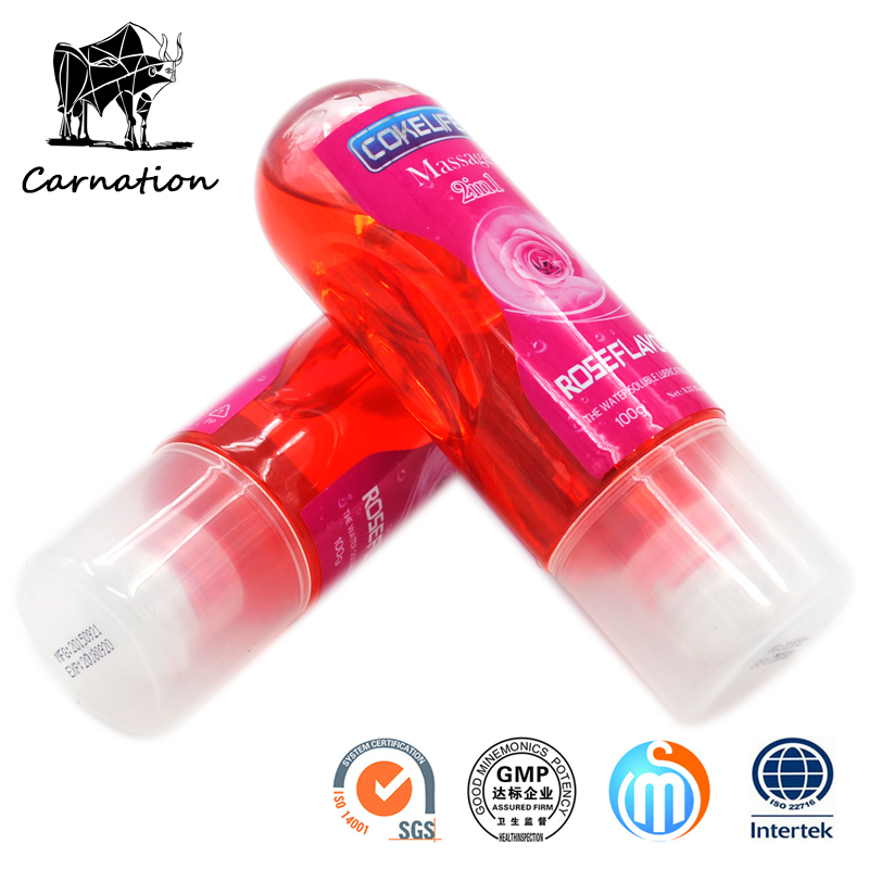 Water Soluble Rose Flavor Sex Lubricant Toys