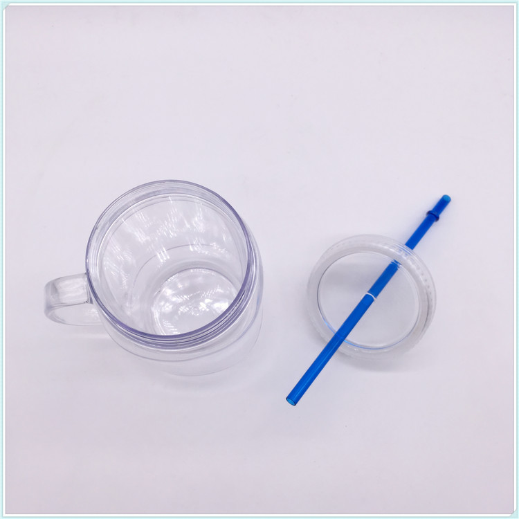 Hot Sale Plastic Starbucks Tumbler Cup with Straw (SH-PM38)