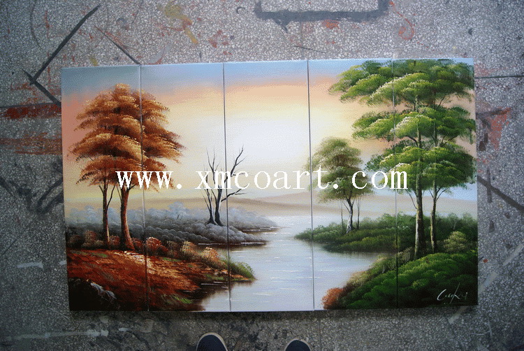 Modern Beautiful Landscape Oil Painting on Canvas