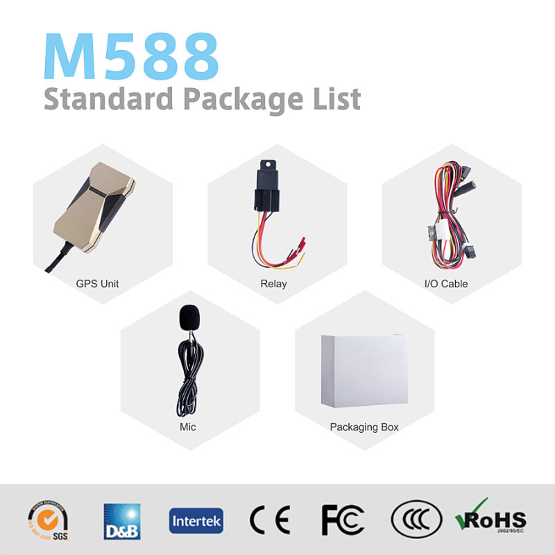 Small Size GPS Locator for Car Tracking M588