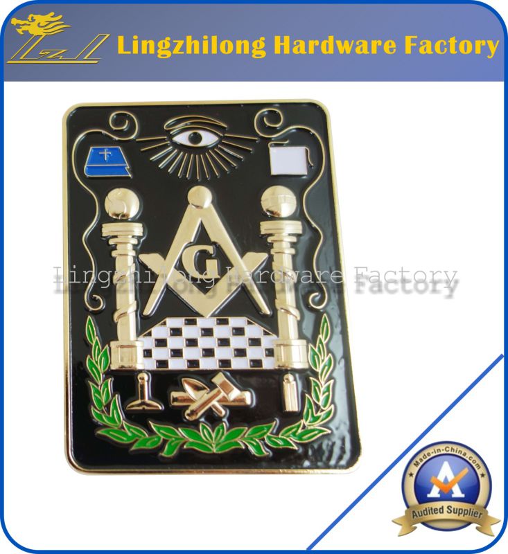 Chrome Car Emblems Auto Logo Masonic Car Emblem