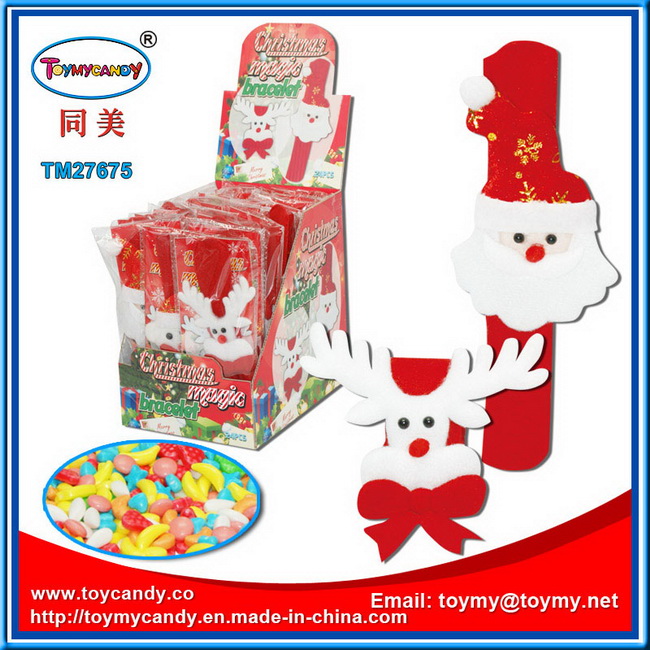 New Design of Christmas Magic Bracelet Toy Candy