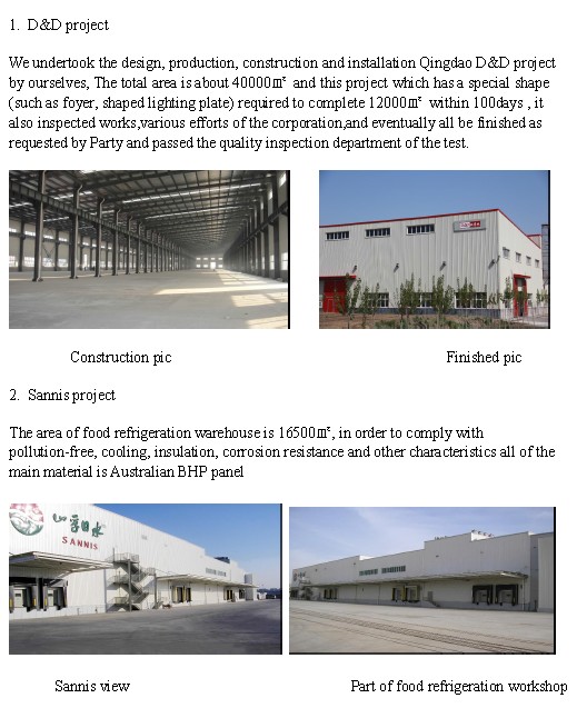 Prefabricated Steel Structure Frame Workshop Building (KXD-SSW9)