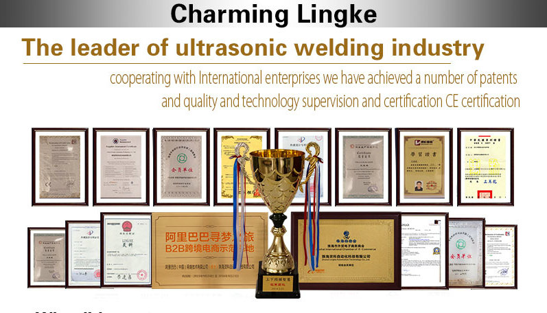 Ultrasonic Plastic Welding Equipment with Horn, transducer, Converter