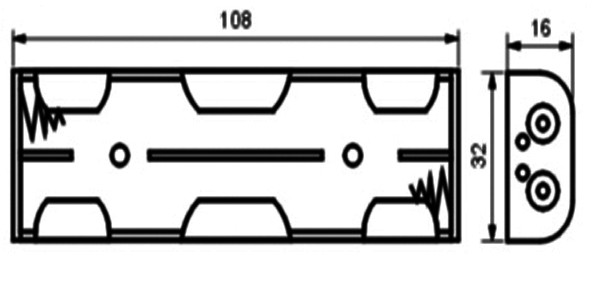 Lr44 Battery Holder Waterproof Battery Battery