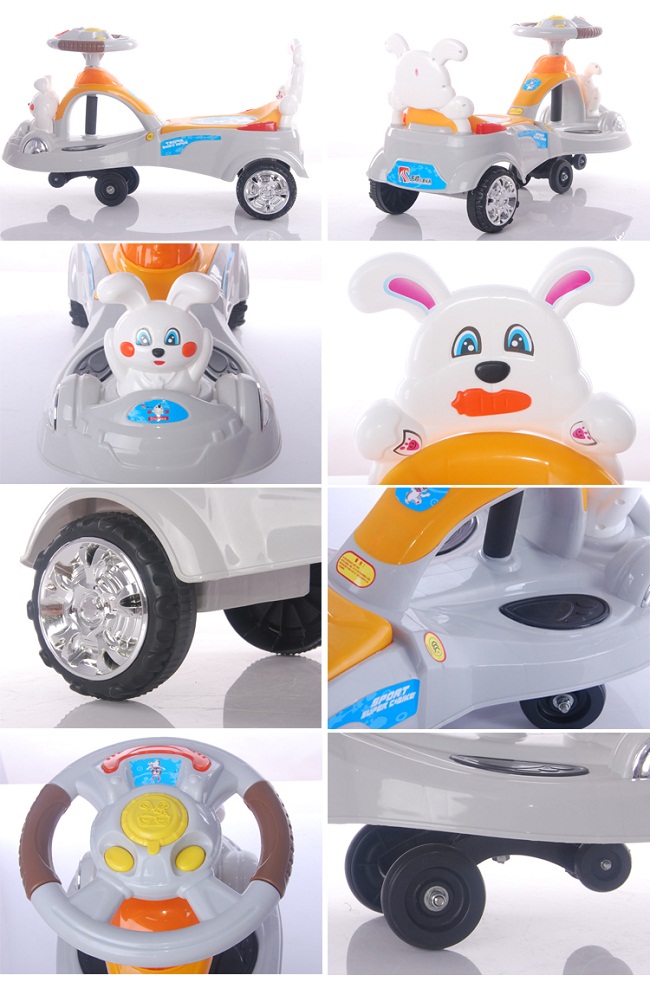 Cheap Kids Swing Car Plasma Car with Big Plastic Seat Wholesale