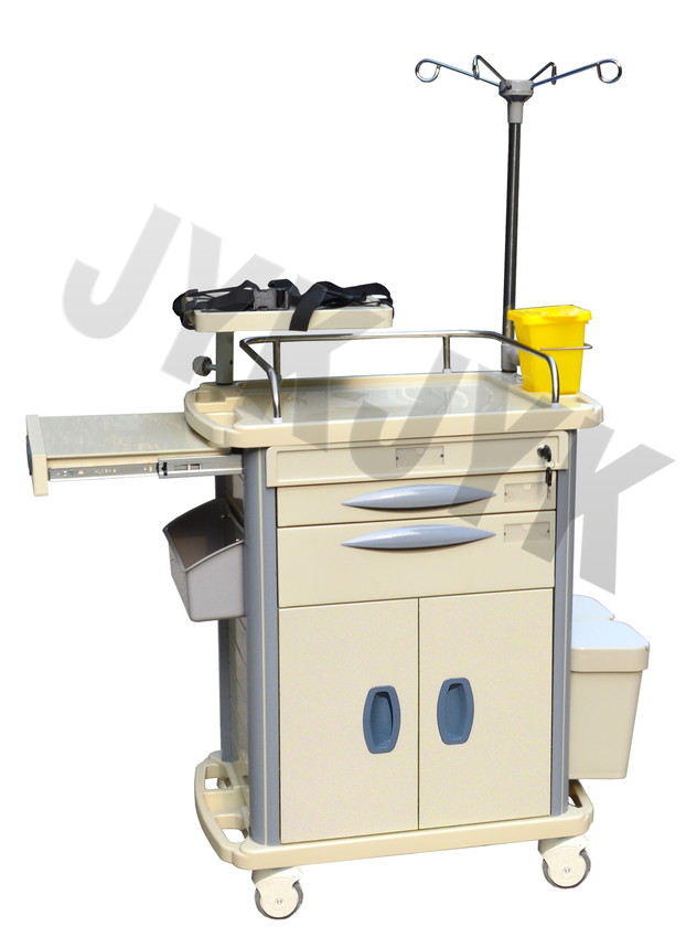 Medical ABS Emergency Trolley Jyk-C10b