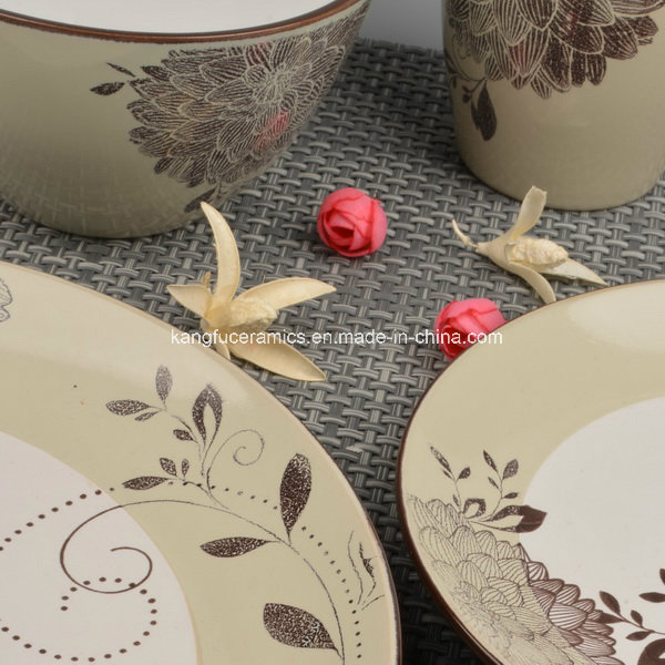 Silk Printing Design Ceramic Dinnerware (Set)