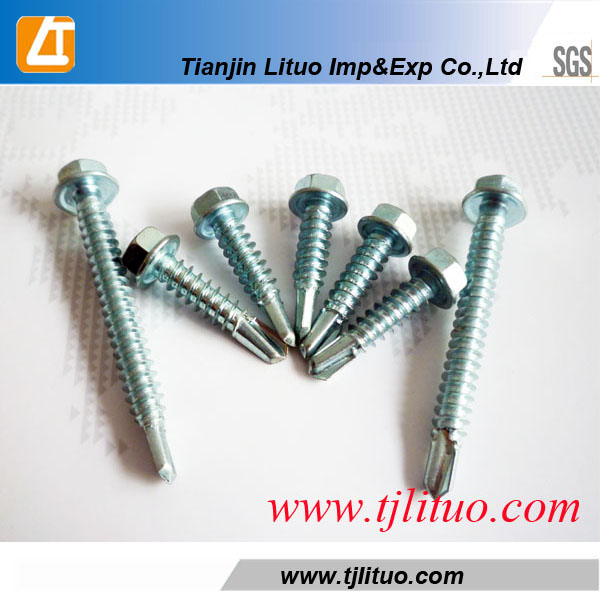 Different Colors Hexagenal Head Self Drilling Screws