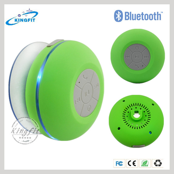 2015 Best Loudspeaker Bluetooth Speaker Waterproof Shower Speaker