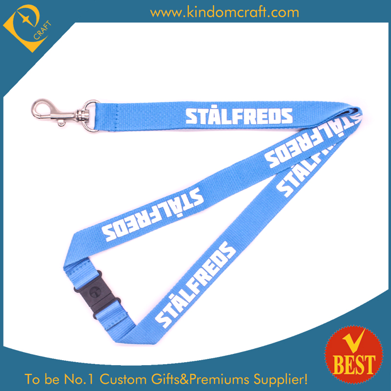 Hot Sale Flat Polyester Screen Printed Lanyard