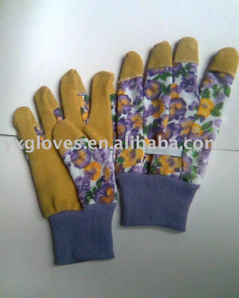 Garden Glove-Cheap Glove-Hand Glove-Work Glove-Safety Glove-Gloves-Leather Glove