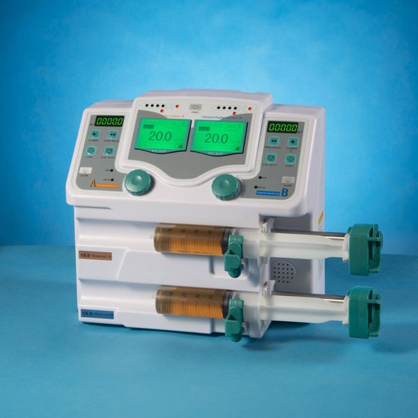 Hot Double Channel Syringe Pump Infusion Equipment